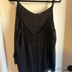 Torrid Elegant Black Beaded Camisole
